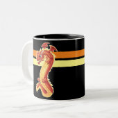 Zippy Dragon Zweifarbige Tasse (Vorderseite Links)