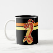 Zippy Dragon Zweifarbige Tasse (Links)