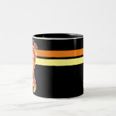 Zippy Dragon Zweifarbige Tasse (Mittel)