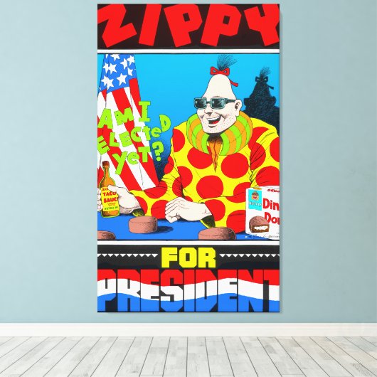 Zippy für die Leinwand des Präsidenten (Insitu (Holzboden))