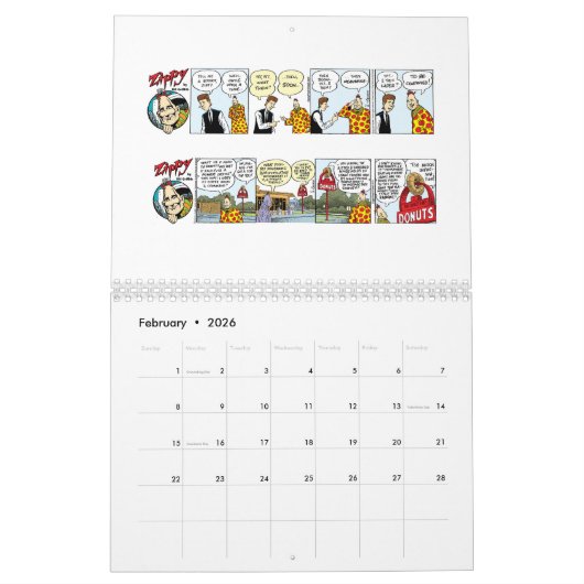 Zippy-Kalender 2024 Kalender (Feb 2026)
