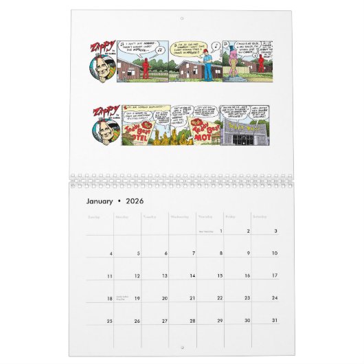 Zippy-Kalender 2024 Kalender (Jan 2026)