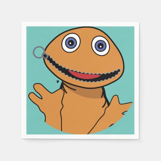 Zippy Rainbow | 1070 Klassik | Chatty People T-Shi Serviette (Vorderseite)