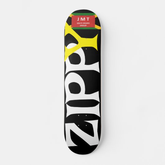 ZIPPY. Skateboard (Vorderseite)
