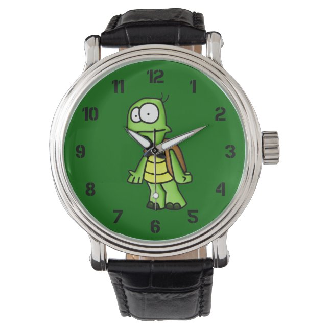 Zippy the Turtle Armbanduhr (Vorderseite)