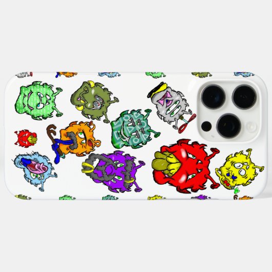 Zippy Trippy-Alien Case-Mate iPhone Hülle (Rückseite (Horizontal))