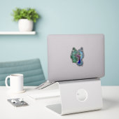 Zippy Trippy Alien Dazs 2-Face Xo/Ice Aufkleber (Laptop auf Schreibtisch)