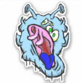 Zippy Trippy Alien Dazs Cold Sticker (Vorderseite)