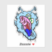 Zippy Trippy Alien Dazs Cold Sticker (Blatt)