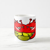 Zippy Trippy Alien Dazs flach gelber Zahn Kaffeetasse (Mittel)