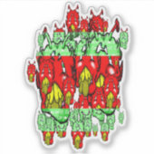Zippy Trippy Alien Dazs G-Y Sticker (Vorderseite)