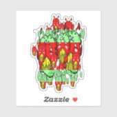Zippy Trippy Alien Dazs Green Tooth Aufkleber (Blatt)