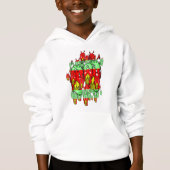Zippy Trippy Alien Dazs Green Tooth Hoodie (Vorderseite)