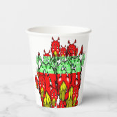 Zippy Trippy Alien Dazs Green Tooth Pappbecher (Rückseite)