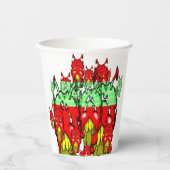 Zippy Trippy Alien Dazs Green Tooth Pappbecher (Vorderseite)