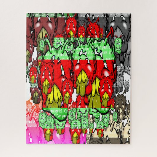 Zippy Trippy Alien Dazs Green Tooth Puzzle (Vertikal)
