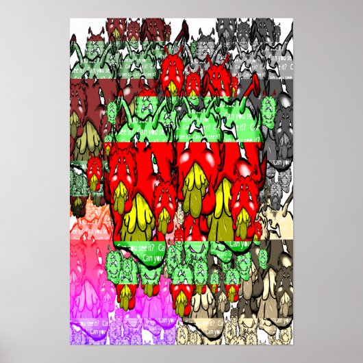 Zippy Trippy Alien Dazs Green Tooth x5 Poster (Vorne)