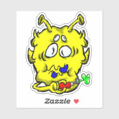 Zippy Trippy Alien Dazs Toot Sticker (Blatt)