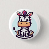 Zippy Zebra Button (Vorderseite)