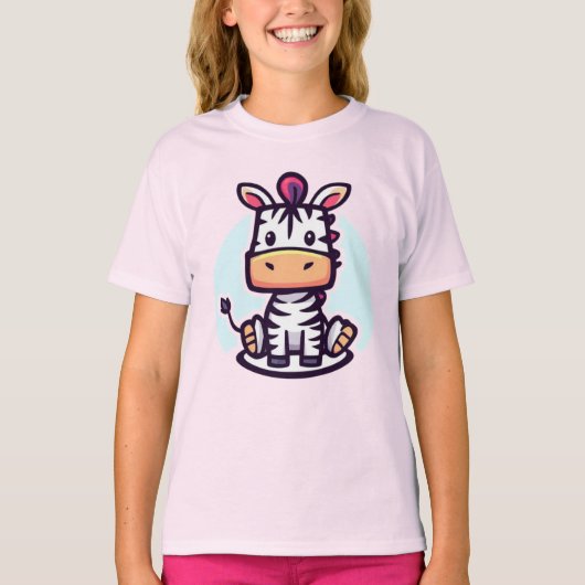 Zippy Zebra T-Shirt (Vorderseite)