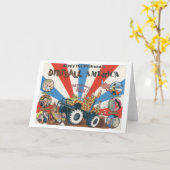 Zippys Dirtball Amerika Notecard Karte (Gelbe Blume)