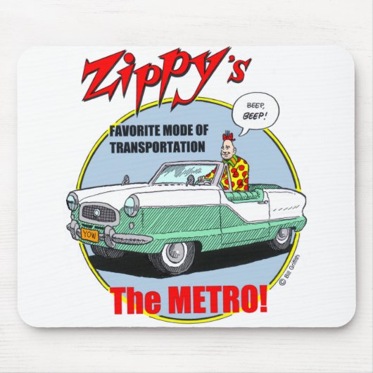 Zippys Metro Mousepad (Vorne)