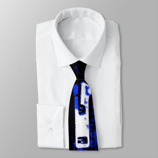 Zips Blue print tie Krawatte (Gebunden)