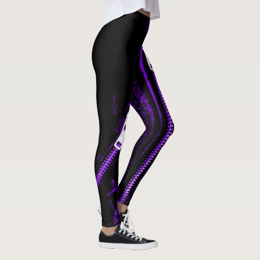 Zips Lila Leggings (Rechts)