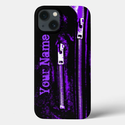 Zips Lila Name iPhone Gehäuse Case-Mate iPhone Hülle (Rückseite)