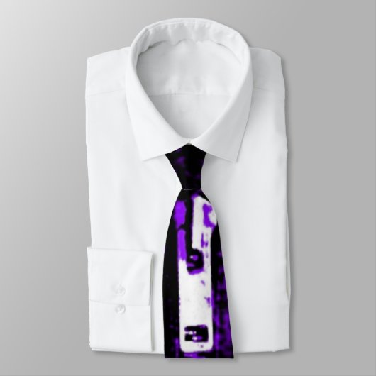 Zips Purple print tie Krawatte (Gebunden)
