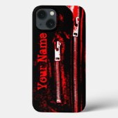 Zips Red Print Name iPhone Gehäuse Case-Mate iPhone Hülle (Rückseite)