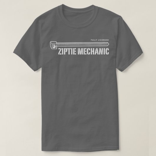 Ziptie Mechanic T-Shirt (Design vorne)