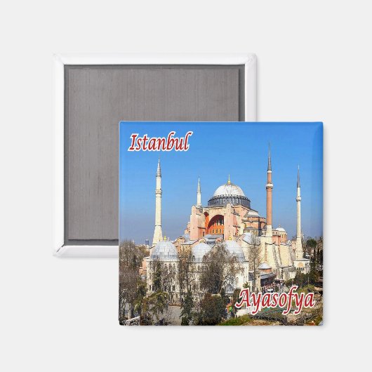 zIR005 TEHRAN by night, Iran, Naher Osten, Kühlsch Magnet (Vorderseite/Rückseite)