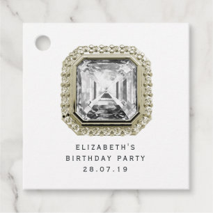 Zirconia Diamond April Birthstone Geschenkanhänger