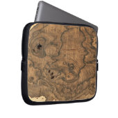 Ziricote (Imitate) Finish Laptop-Hülle Laptopschutzhülle (Vorne Rechts)