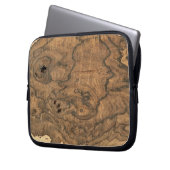 Ziricote (Imitate) Finish Laptop-Hülle Laptopschutzhülle (Vorderseite Links)