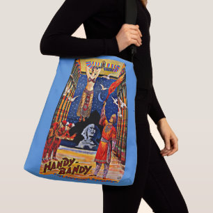 Zirka 1920 Handy-Bandy Magier-Plakatdruck Tragetaschen Mit Langen Trägern