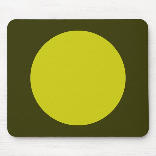 Zirkel - Bananen und dunkles Olive Mousepad (Vorne)
