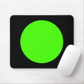 Zirkel - Chartreuse und Black Mousepad (Mit Mouse)