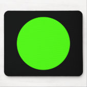 Zirkel - Chartreuse und Black Mousepad (Vorne)