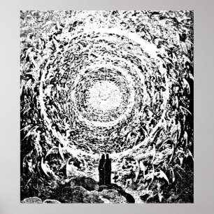 Zirkel der Engel Dante's Paradise Illustration Poster