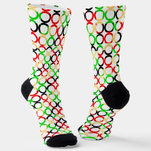 Zirkel der Farben Funky Socks Socken (Gewinkelt)