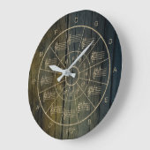 Zirkel der Fünftel der Gestaltung für Musiker Große Wanduhr (Winkel)