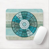 Zirkel der fünfziger Gestaltung für Musiker Mousepad (Mit Mouse)