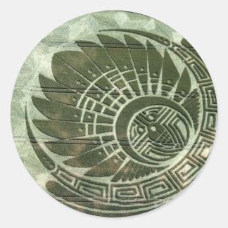Zirkel der künstlerischen Kultur Runder Aufkleber