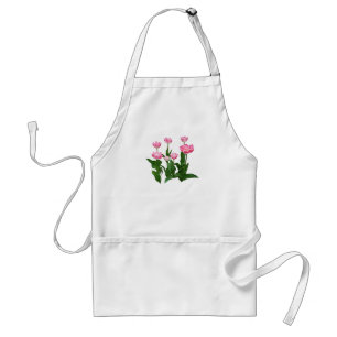 Zirkel der rosa Tulips Schürze