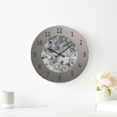 Zirkel der weißen Granitfelsen Große Wanduhr (Zuhause)