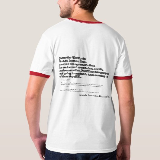 Zirkel des Auferstehungskonzepts des T - Shirt (Schwarz voll)