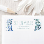 Zirkel des blauen Glitzer (Insitu)