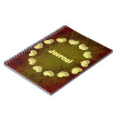 Zirkel des Hearts Grunge Journal Notizblock (Linke Seite)